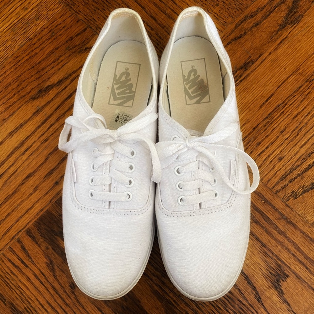 White Vans Sneakers